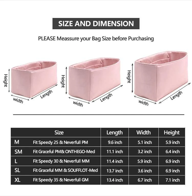 Bag Organizer For LV Tote – Custom LV Tote Bag Organizer Insert price
